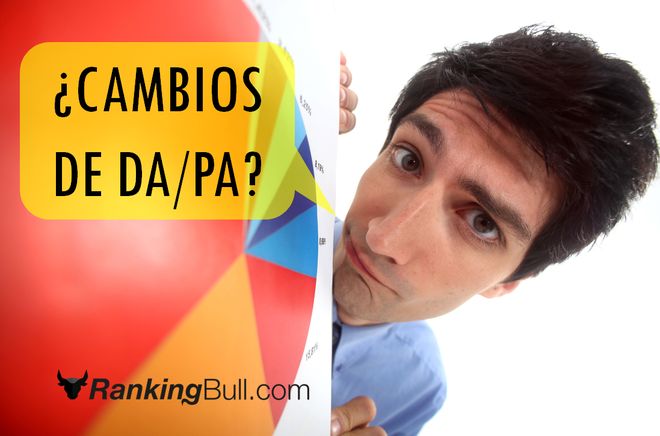 cambios de DA PA moz